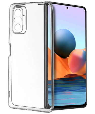 Platoon Maska za Redmi Note 10 Pro, silikonska, transparent - FUTROLA REDMI NOTE 10 PRO