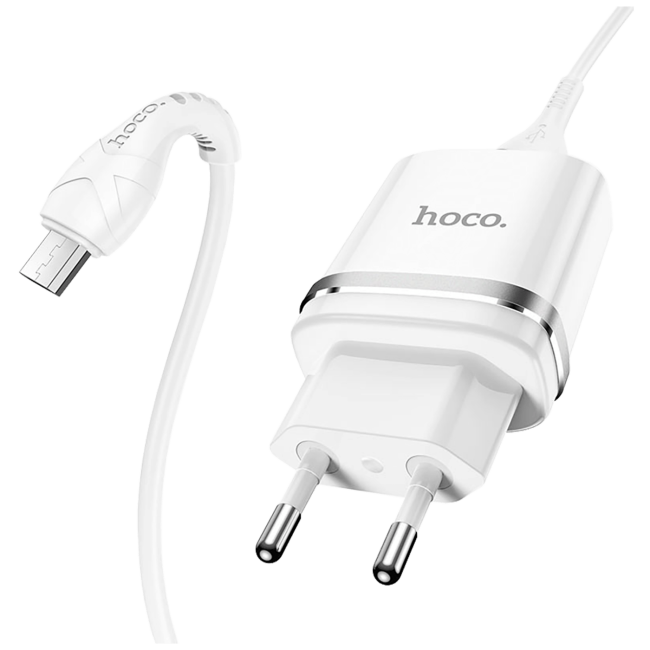 hoco. Punjač kućni sa micro USB kabelom, N1, 2.4A - N1 Ardent microUSB - Image 3