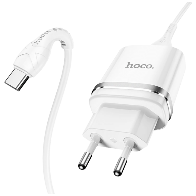 hoco. Punjač kućni sa USB type C kabelom, N1, 2.4A - N1 Ardent type C - Image 3