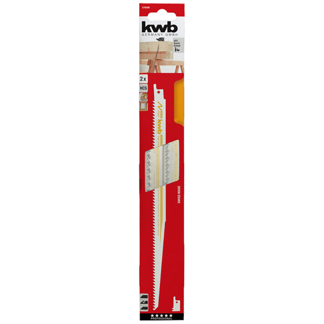 kwb Univerzalni rezni listovi 2/1 srednje grubi, 2 kom - 576500 - Image 2