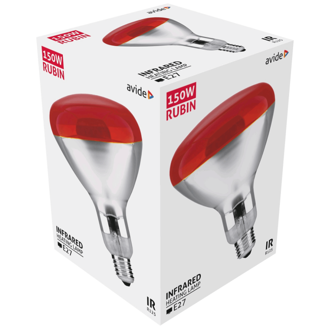 Avide Sijalica, 150W, E27, Infra Red, IP20 - ASIR27-150W-R - Image 2
