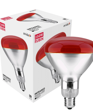 Avide Sijalica, 250W, E27, Infra Red, IP20 - ASIR27-250W-R