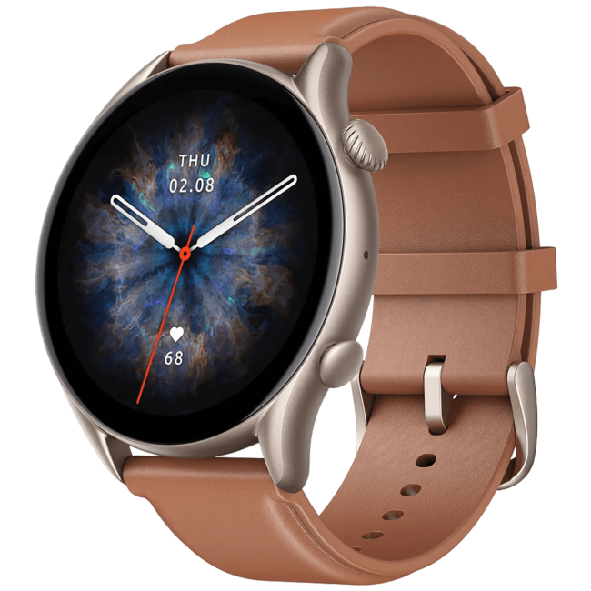 Amazfit SAT pametni, 1.45" AMOLED, vodootporan 5ATM, BT - GTR 3 Pro Brown