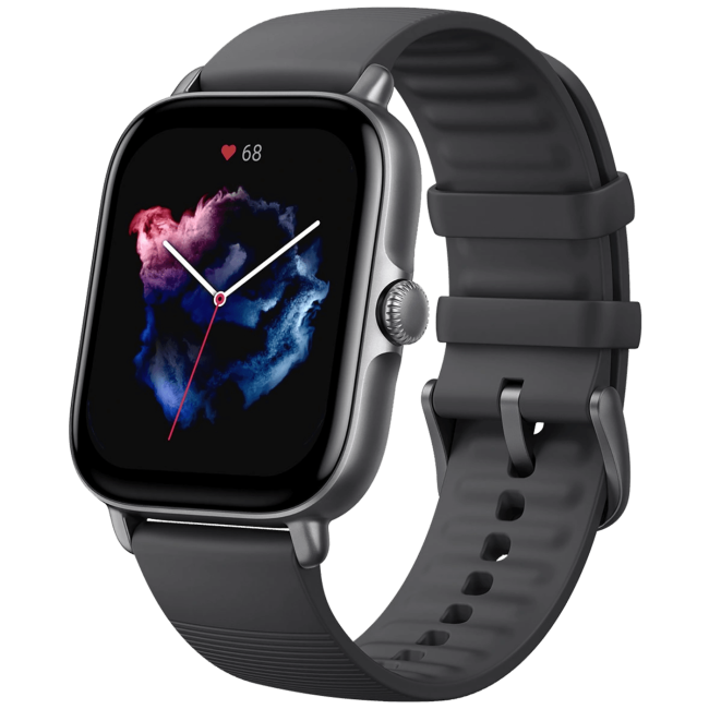 Amazfit SAT pametni, 1.75" AMOLED, vodootporan 5ATM, BT - GTS 3 Graphite Black