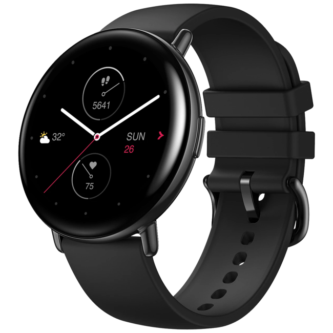 Amazfit SAT pametni, 1.28" AMOLED, vodootporan 5ATM,BT - Zepp E (round) Onyx Black