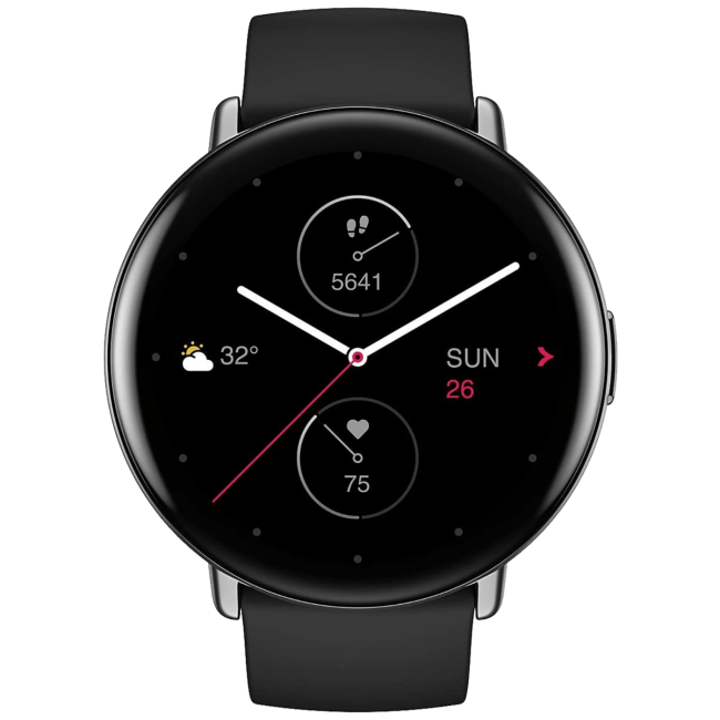 Amazfit SAT pametni, 1.28" AMOLED, vodootporan 5ATM,BT - Zepp E (round) Onyx Black - Image 2