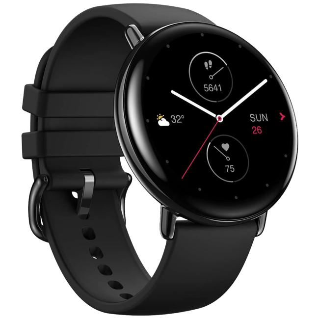 Amazfit SAT pametni, 1.28" AMOLED, vodootporan 5ATM,BT - Zepp E (round) Onyx Black - Image 3