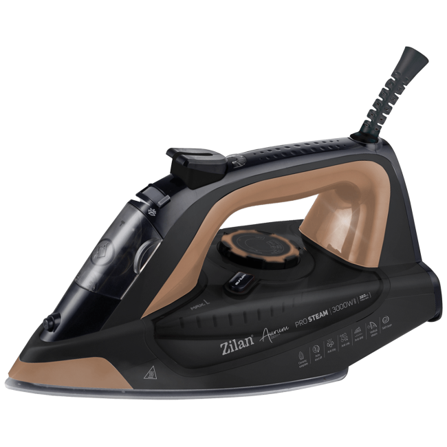 Zilan Pegla na paru, 3000W, Aurum Touch - Pro Steam Iron - ZLN4247