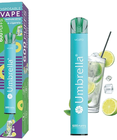 Umbrella Cigareta elektronska, jednokratna, Mojito 20mg - 600 Puffs Mojito 20mg