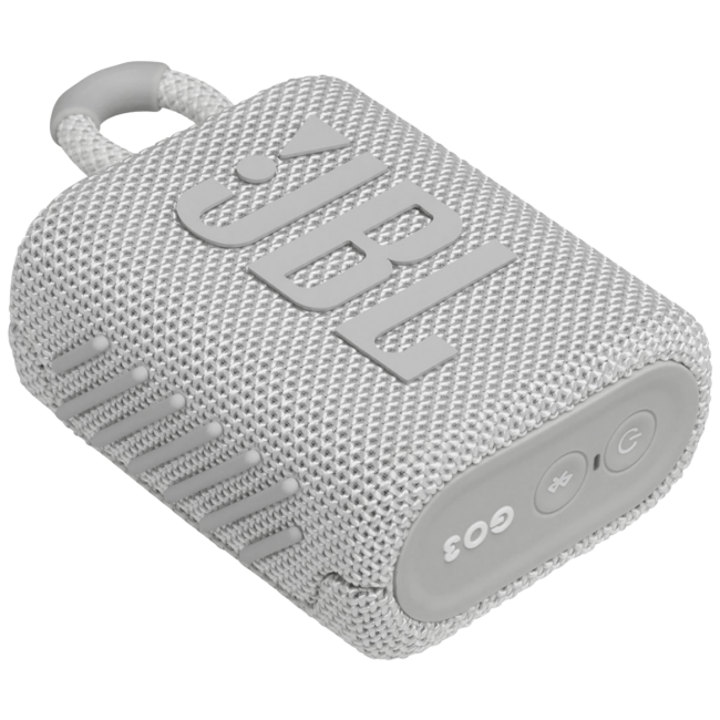 JBL Zvučnik bežični, GO 3, Bluetooth, IP67, bijela - GO 3 Bluetooth Speaker White - Image 2