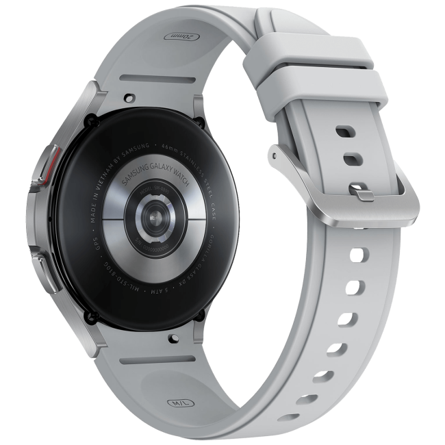 Samsung SAT pametni, R890, 1.4", vodootporan, WiFi, BT, 361 mAh - R890 Watch 4 46mm Silver - Image 4