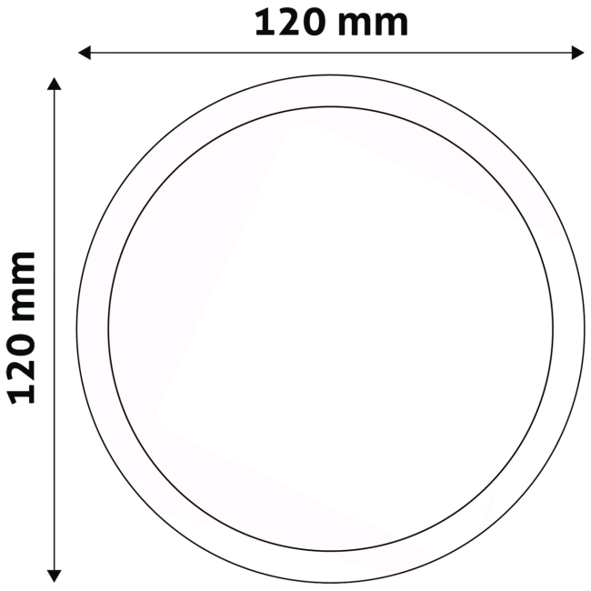 Avide Plafonjera LED, 6W, 420 lm, 4000K, IP20 - ACSMNW-R-6W-ALU - Image 3
