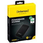 (Intenso) Prijenosni punjač za mobitele i tablete 20000mAh - POWERBANK XS20000 Black