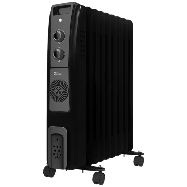 Zilan Radijator uljni + ventilator, 2000 +400 W, 9 rebara - ZLN1956