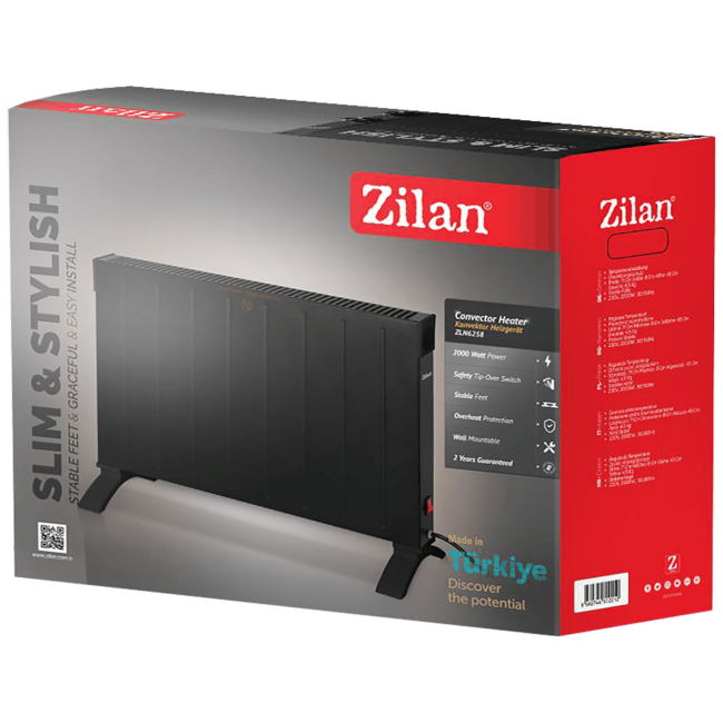 Zilan Grijalica, konvektor, 2000 W - ZLN6258 - Image 2