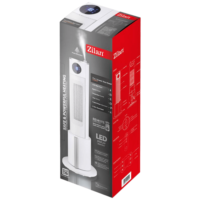 Zilan Grijalica + ovlaživač sa keramičkim grijačem, 3u1, 2200 W - ZLN5640 - Image 2