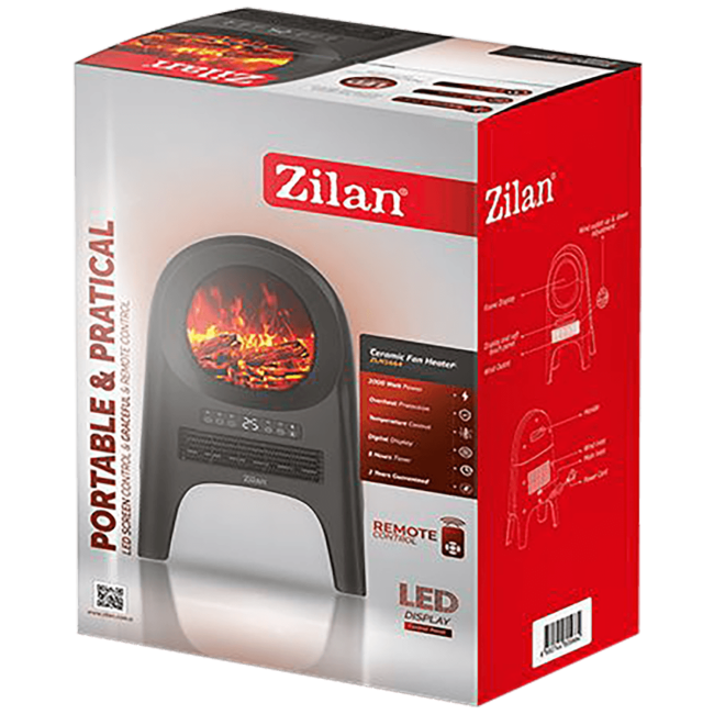 Zilan Grijalica sa keramičkim grijačem, 2000 W - ZLN5664 - Image 2