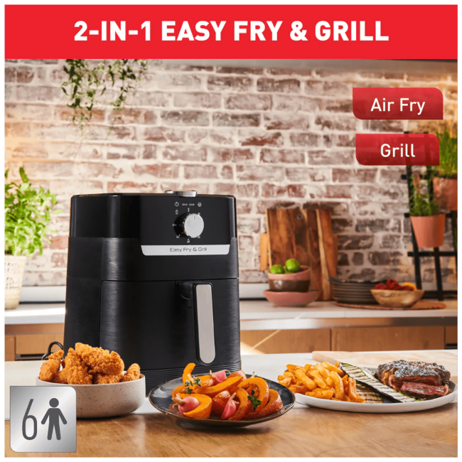 Tefal Friteza na vrući zrak, 2u1, 1400W, zapremina 4.2 lit - EY501815 - Image 4