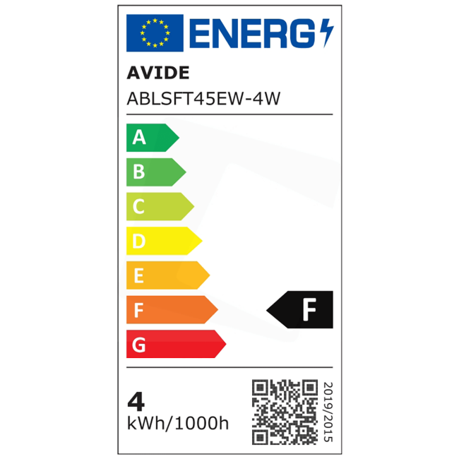 Avide Sijalica, LED 4W, E27, 2700K, 360°, 230V AC, toplo bijela - T45 4W E27 - Image 5