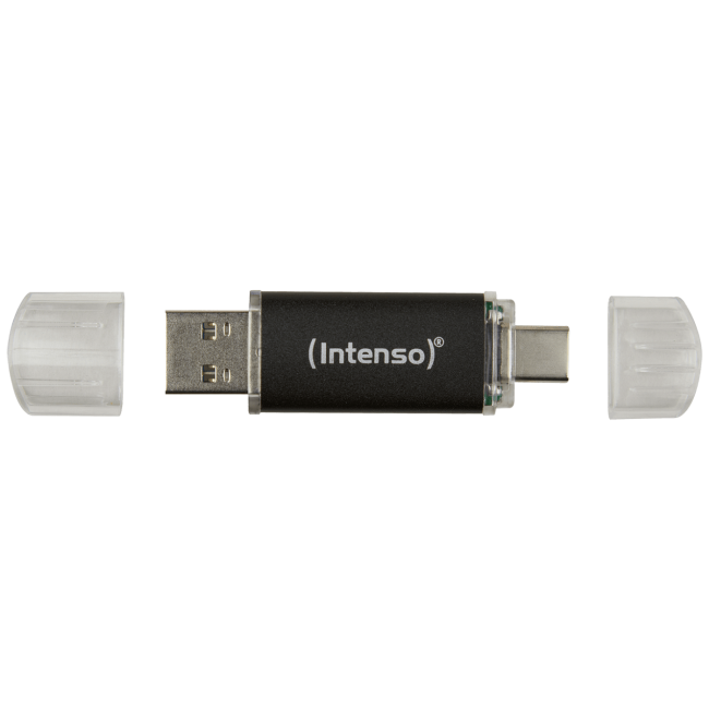 (Intenso) USB Flash drive 128GB, USB 3.2, USB-C, USB-A, Twist Line - USB3.2-128GB/Twist Line - Image 3