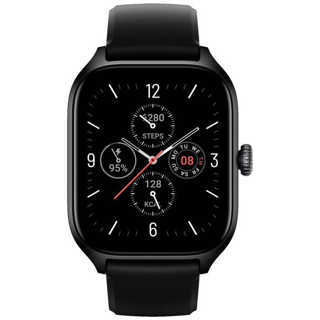 Amazfit Pametni sat, 1.75" AMOLED, vodootporan 5ATM, BT, WiFi - GTS 4 Infinite Black - Image 2