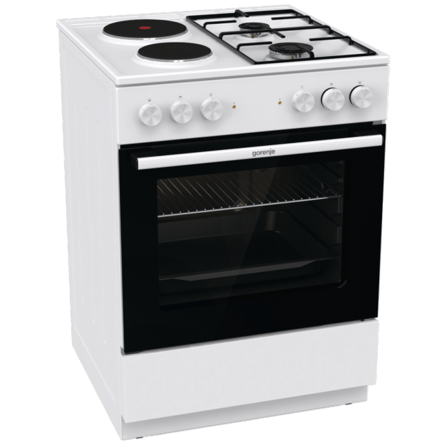 Gorenje Kombinirani štednjak, pećnica 65 l, 5200W, A - GK6A10WG
