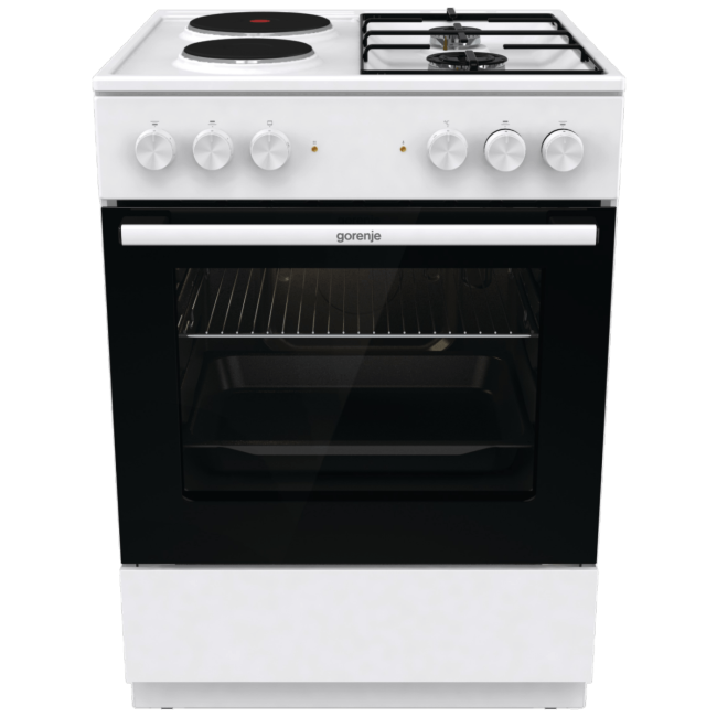 Gorenje Kombinirani štednjak, pećnica 65 l, 5200W, A - GK6A10WG - Image 3