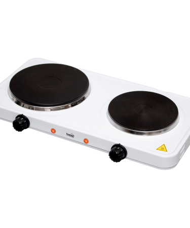 home Električno kuhalo, 2 ploče - 15/18 cm, 2500 W, bijela - HG R 02WH