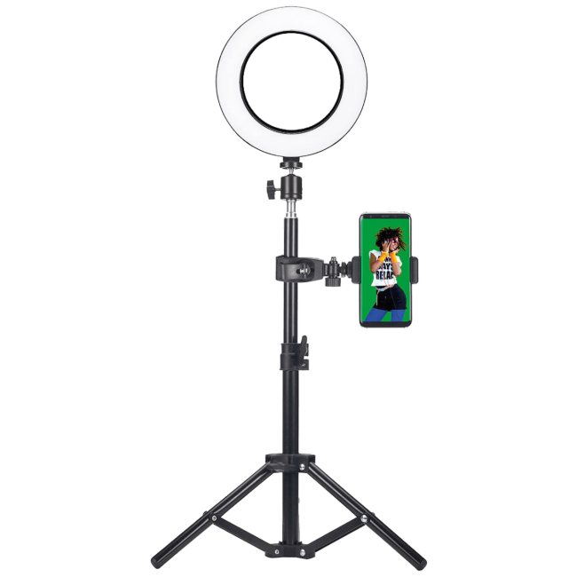 Easypix Photo studio, LED svjetlo, tripod, mikrofon, zelena pozadina - MyStudio Studio Kit - Image 3