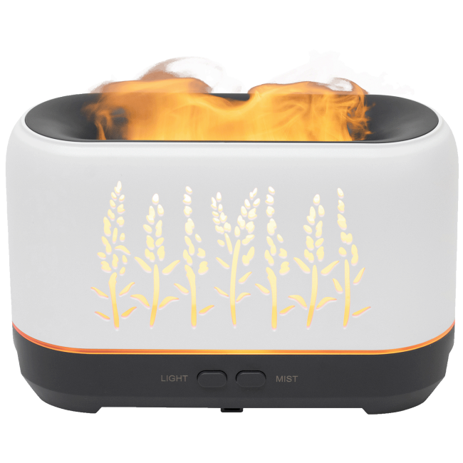home Ultrazvučni aroma difuzor, ovlaživač, efekt plamena, 200ml - AD 200F