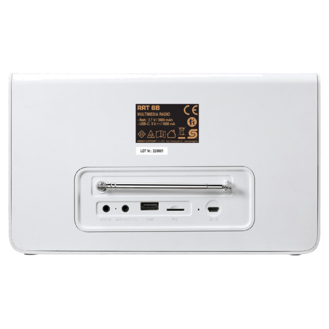 SAL Retro radio, AM-FM-BT-USB-mSD - RRT 6B - Image 4
