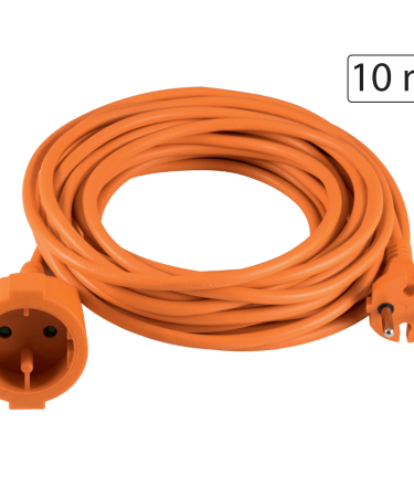 home Produžni strujni kabl 1 utičnica, 10m, H05VV-F, orange - NV 4-10/OR/1,5