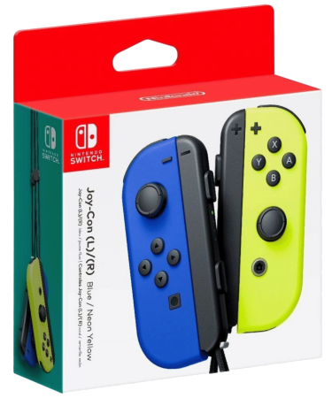 Nintendo Joy-Con za Nintendo Switch, Bluetooth, Blue / Neon Yellow - Switch Joy-Con Blue/Yellow, set