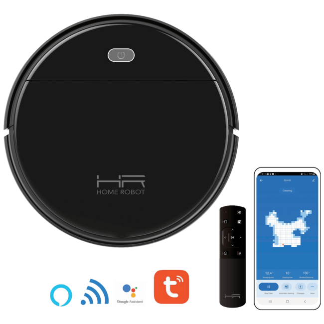 Home Robot Robot, usisavač, Wifi, HEPA filter - Homerobot RV400 Black - Image 5