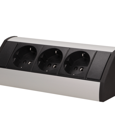 Orno Produžni kabel sa 3 x Schuko utičnice, ugradbena - OR-GM-9001/B-G(GS)