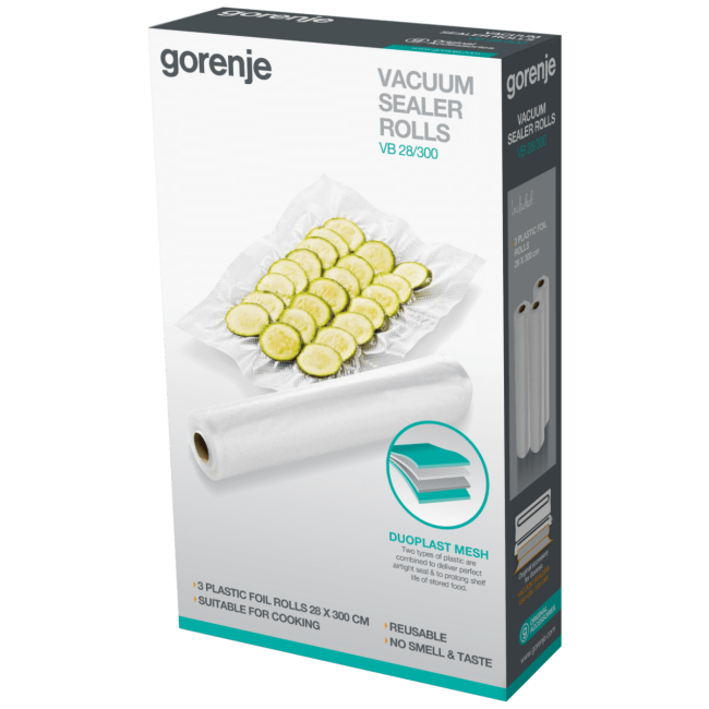 Gorenje Kese za vakumiranje (folija), 280 x 3000 mm, 2 kom. - VB28/300 - Image 2