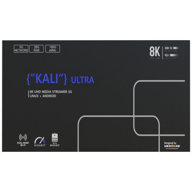 MediaLink Prijemnik IPTV@Android, UHD/4K/8K, 2GB/16GB, WiFi, Bluetooth - KALI ULTRA - Image 2