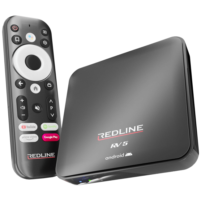 REDLINE Prijemnik Google TV, 4K, 2 / 16 GB, WiFi, Bluetooth, LAN - RV5 - Image 5