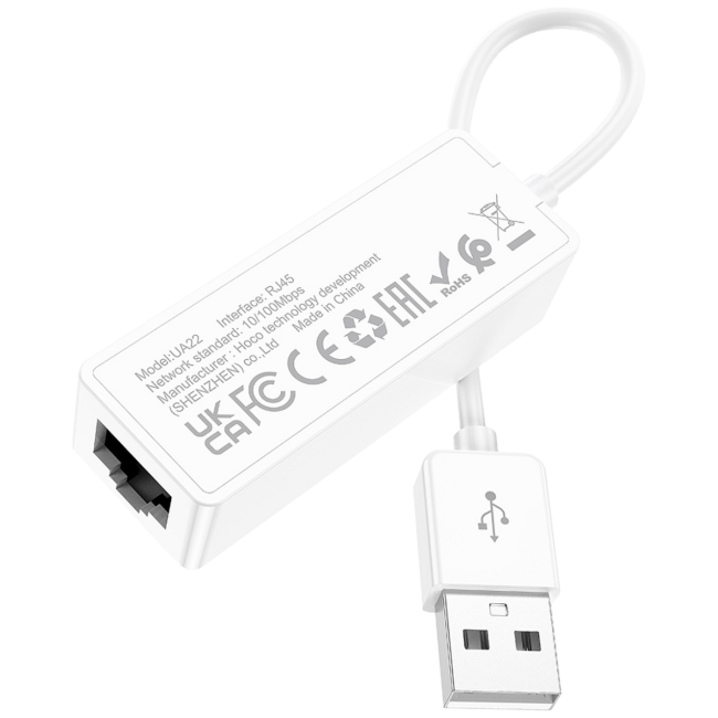 hoco. Adapter USB na LAN - UA22 - Image 4