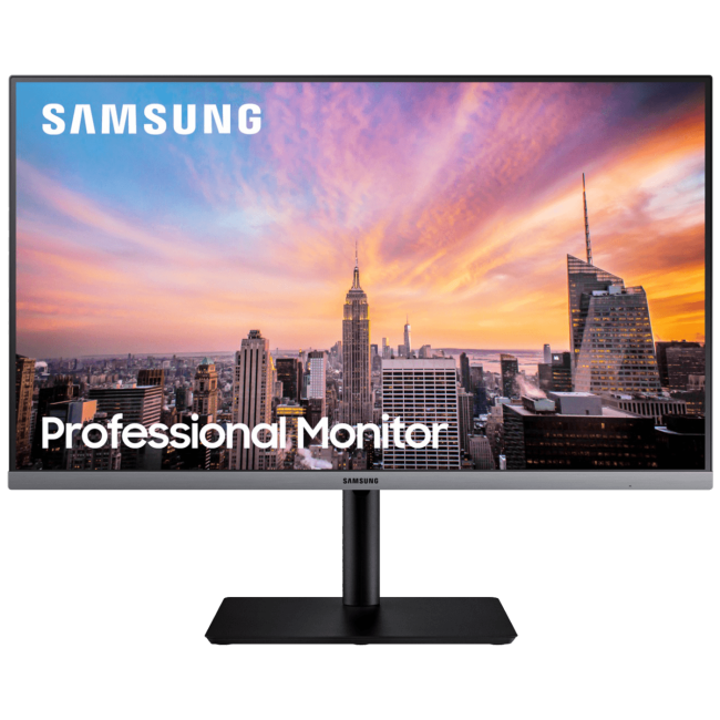 Samsung Monitor 27", Pivot, IPS LED, FullHD, HDMI, DisplayPort - LS27R650FDUXEN