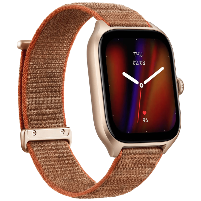 Amazfit SAT pametni, 1.75" AMOLED, vodootporan 5ATM, BT - GTS 4 Autumn Brown - Image 2
