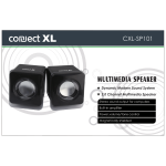 Connect XL Zvučnik, set,  2.0, USB 5V, boja crna - CXL-SP101