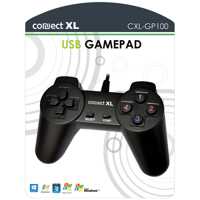 Connect XL Gamepad za PC, 14 tipki/tastera (8-way), konekcija USB - CXL-GP100