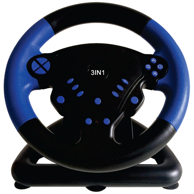 Connect XL Gaming volan 3u1, PS2/PS3/PC, vibracija, pedale - CXL-WH300 - Image 4
