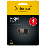 (Intenso) USB Flash drive 4GB Hi-Speed USB 2.0, Micro Line - ML4
