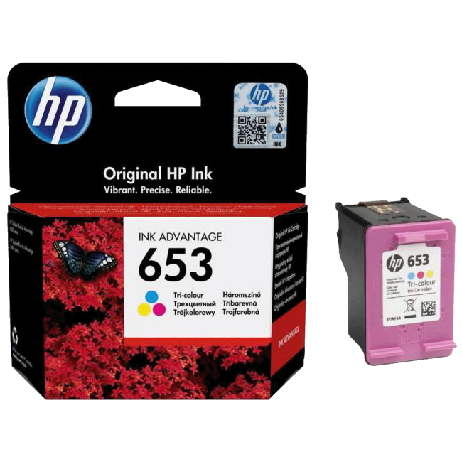 HP Tinta 653, (3YM74AE), color - HP653; 3YM74AE