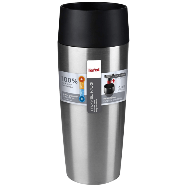 Tefal Termos boca, 360 ml., Travel Mug Inox - K3080114 - Image 3