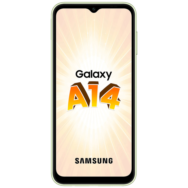 Samsung Smartphone 6.6", Octa Core 2.0GHz, RAM 4GB, 50 Mpixel - Galaxy A14 4GB/128GB Green