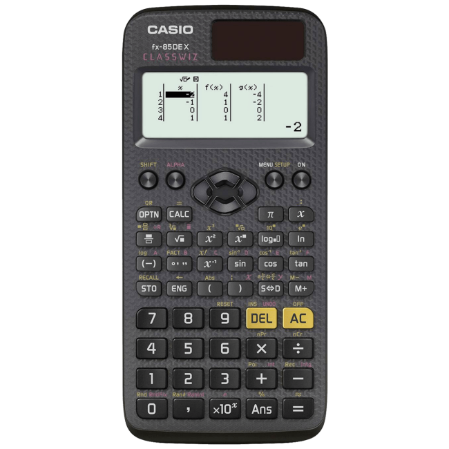 Casio Kalkulator, školski, 325 fn., solarno / baterijsko napajanje - FX-85DEX