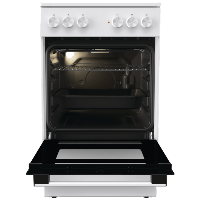 Gorenje Štednjak, staklokeramička ploča, 8000W, pećnica 68 lit, A - GEC5A11WG - Image 2